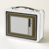 60年代の少し。 メタルランチボックス (裏面)