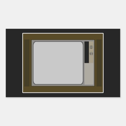 60年代の少し。 長方形シール (正面)