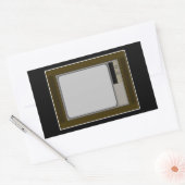 60年代の少し。 長方形シール (封筒)