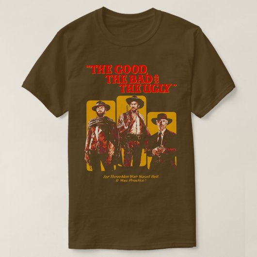 60年代の良い悪い醜い Tシャツ (デザイン正面)