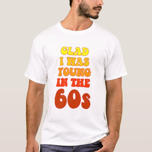 60年代のTシャツに若かった Tシャツ (正面)