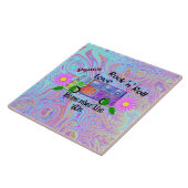 60年代を思い出す，サイケデリックデザイン，セラミック タイル (側面)