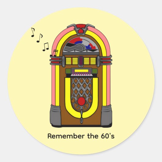 60年代を覚えて ラウンドシール (正面)