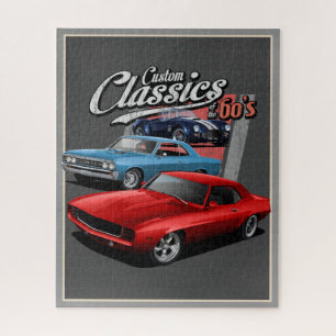 60年代クラシックジグソーパズルのマッスルカー ジグソーパズル