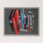 60年代クラシックジグソーパズルのマッスルカー ジグソーパズル (横)