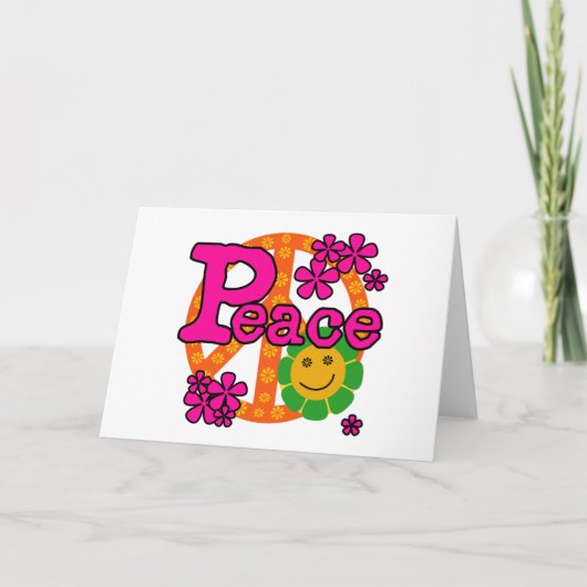 60年代スタイル平和 カード (正面)