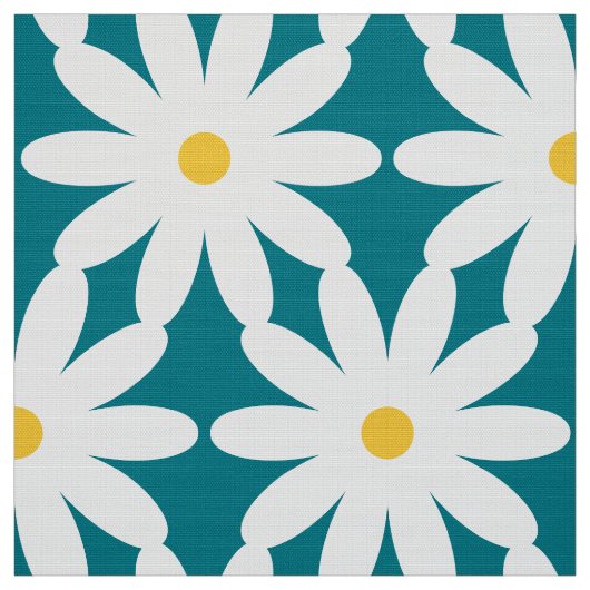 60年代デイジーレトロヴィンテージ織 ファブリック (見本)