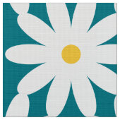 60年代デイジーレトロヴィンテージ織 ファブリック (クローズアップ)