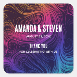 60年代ビビーサークル&スワクールールパタ結婚ーン スクエアシール