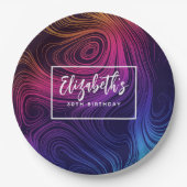 60年代ビビーサークル&スワーズクール誕生日 ペーパープレート (正面)