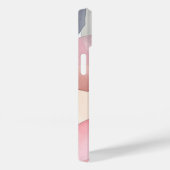 60年代ピンクの抽象芸術水彩アート名テンプレート Case-Mate iPhoneケース (裏面 / 右)