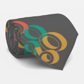 60年代レトログレー ネクタイ (ロール)