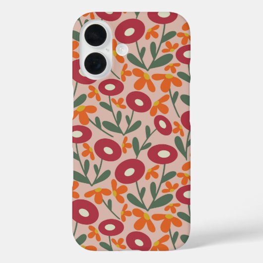 60年代レトロサマーピンク Case-Mate iPhoneケース (裏面)