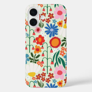 60年代レトロサマー iPhone 16ケース