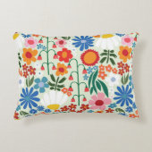 60年代レトロ夏 アクセントクッション (正面)