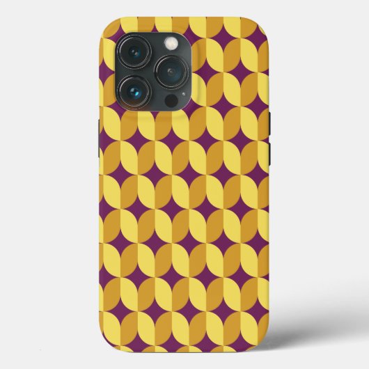 60年代レトロ柄 Case-Mate iPhoneケース (裏面)