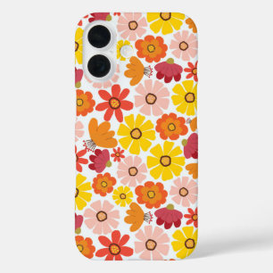 60年代レトロ白夏 iPhone 16ケース