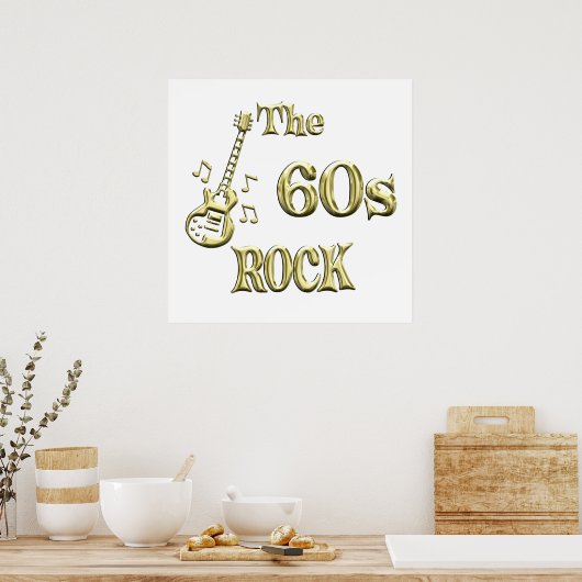 60年代ロック ポスター (キッチン)