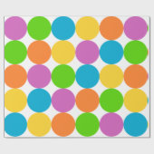 60年代後半のレトロな包装紙 ラッピングペーパー (フラット)