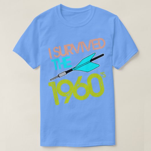 60年代生き延びのジャールミサイルの試合 Tシャツ (デザイン正面)