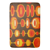 60年代70年代のレトロなバスマット-敷物 バスマット (正面縦)