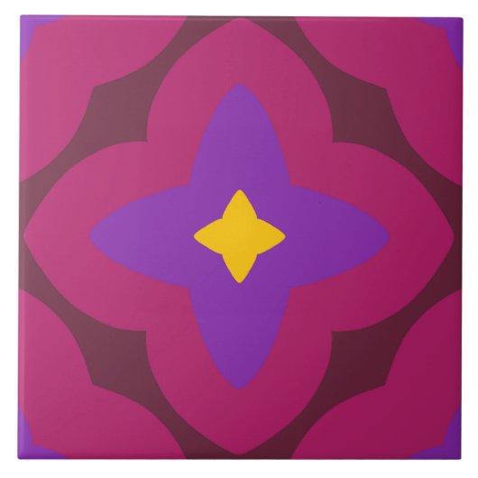 60年代70年代のレトロタイル タイル (正面)