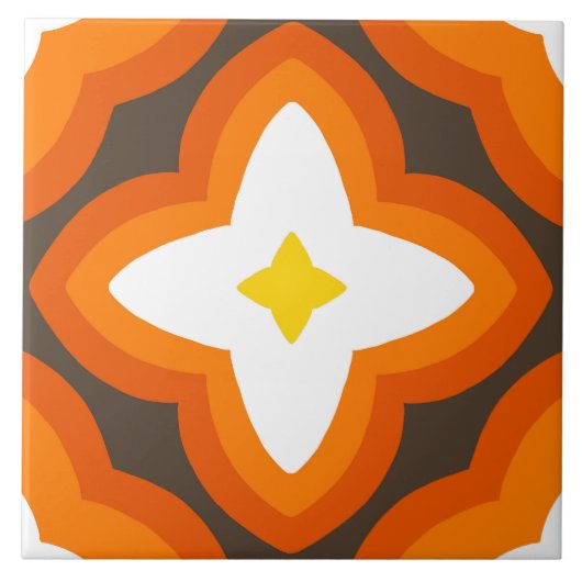 60年代70年代のレトロタイル タイル (正面)