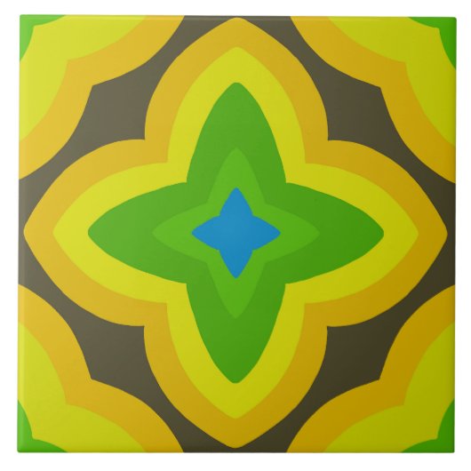 60年代70年代のレトロタイル タイル (正面)