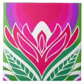 60年代70年代のレトロパターンセラミックタイル タイル (正面)