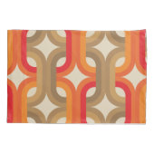 60年代70年代レトロなスタイルお洒落枕ケース 枕カバー (裏面)