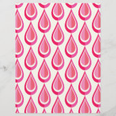 60年代70年代レトロなモダン紙プリント (裏面)