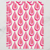 60年代70年代レトロなモダン紙プリント (正面/裏面)