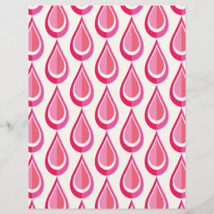 60年代70年代レトロなモダン紙プリント