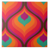 60年代70年代レトロ型セラミックタイル タイル (正面)