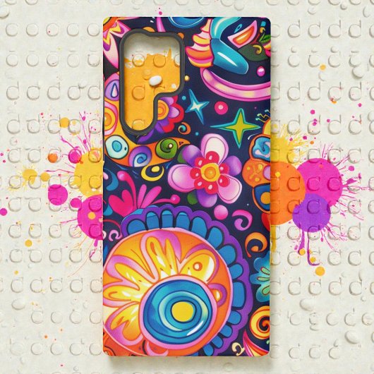 60年代 70年代 ヒッピー サイケデリック SAMSUNG GALAXYケース