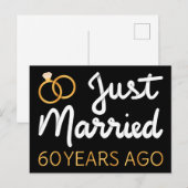 60年前の結婚式 IV ポストカード (正面/裏面)