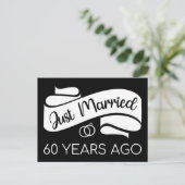 60年前の結婚記念 ポストカード (スタンド正面)