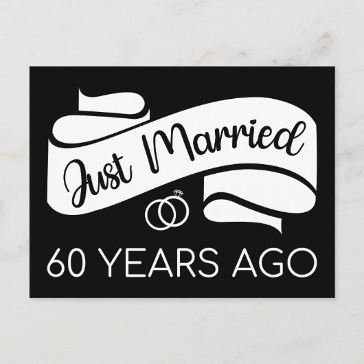 60年前の結婚記念 ポストカード (正面)