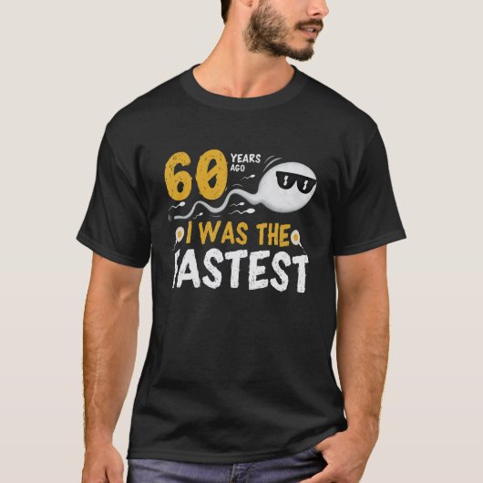 60年前は私が一番速かった Tシャツ (正面)