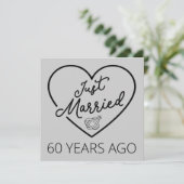 60年前結婚しました III 招待状 (スタンド正面)