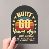 60年前製造 すべてのパーツがオリジナル 60歳の誕生日 アクリル招待状 (インサイチュ (ポータブル))