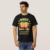 60年前製造 すべてのパーツがオリジナル 60歳の誕生日 Tシャツ (正面フル)