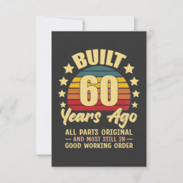 60年前製造 オリジナルパーツのまま 60歳の誕生日