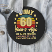 60年前製造 オリジナルパーツ 60歳の誕生日 缶バッジ (インサイチュ)