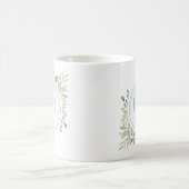 60年水彩フローラ記念日 コーヒーマグカップ (中央)