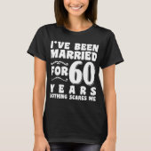 60年目の結婚記念日のプレゼント Tシャツ (正面)