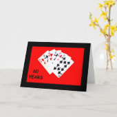 60年記念カード カード (黄色い花)