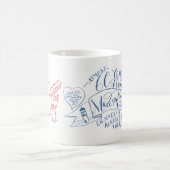 60年間のブドウ園の友情 コーヒーマグカップ (中央)