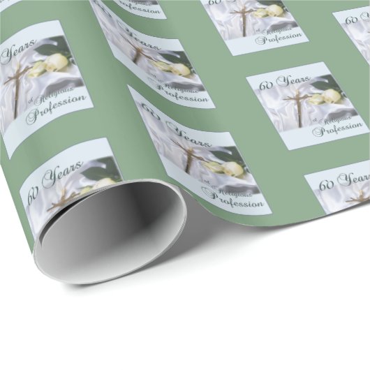 60年間の宗教活動をパーソナライズ ラッピングペーパー (ロールコーナー)