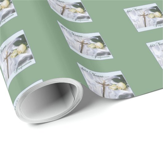 60年間の宗教活動をパーソナライズ ラッピングペーパー (ロールコーナー)